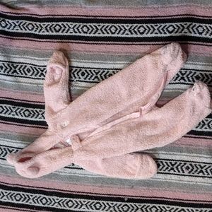 Carter's baby fluffy pink bear suit 🐻